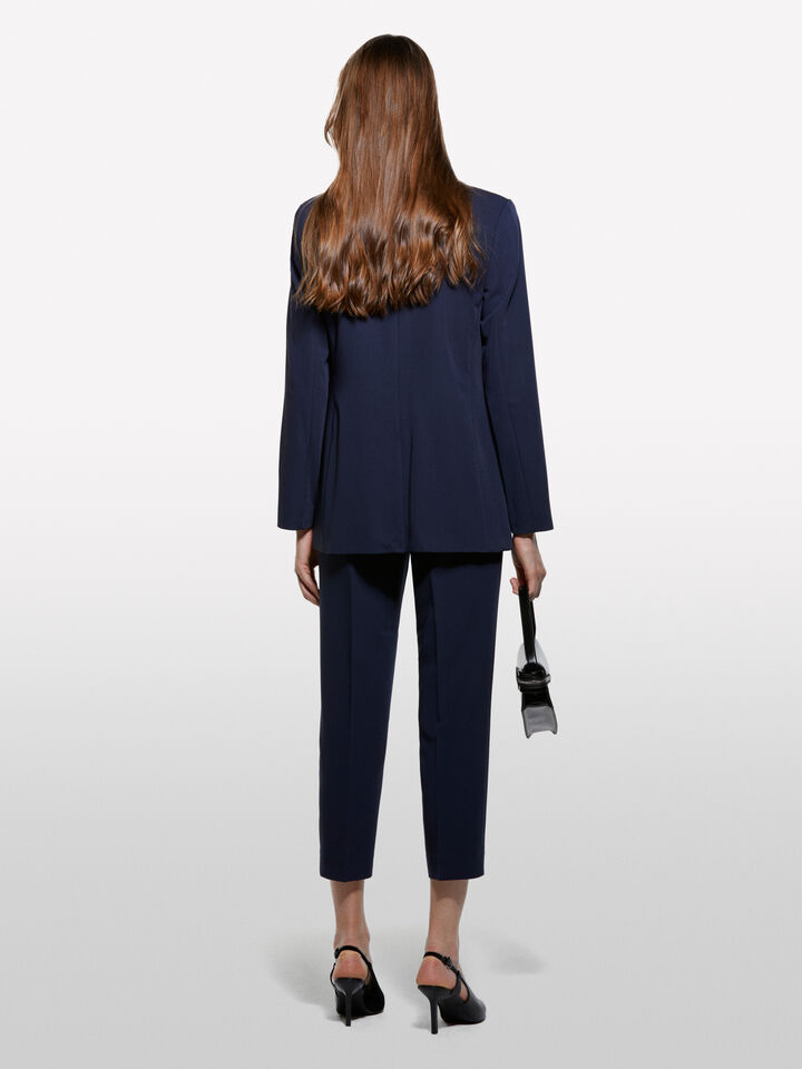 Μπλέιζερ regular fit μπλε σκούρο - μπλέιζερ γυναικεία - Σκουρο Μπλε | Sisley image number 2